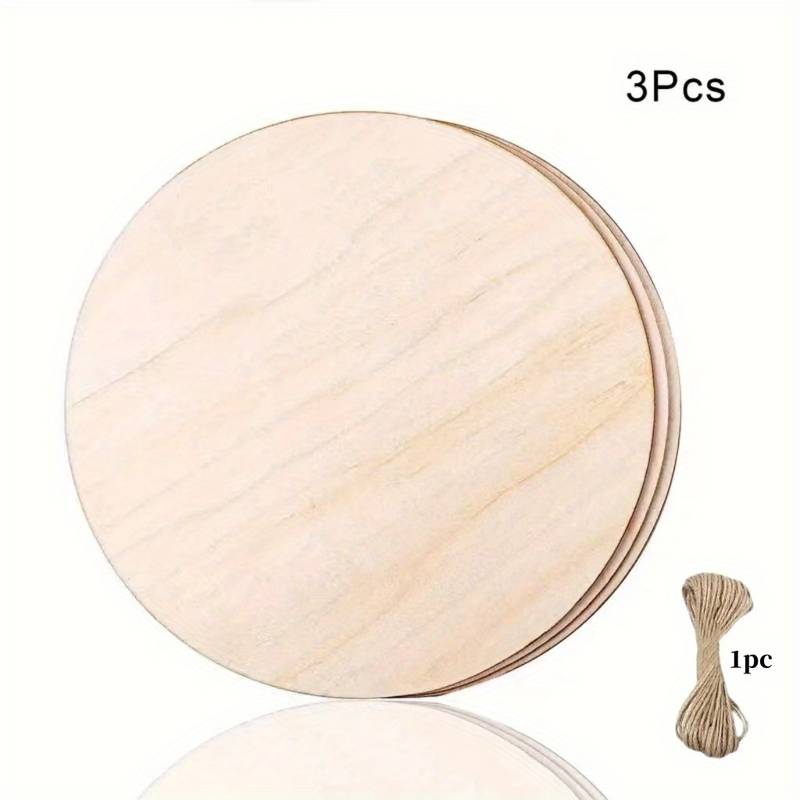 Crafts Wood Rounds Diy Wooden Blanks For Cricut - Temu